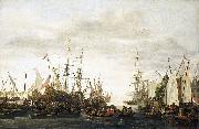 The keelhauling, according to tradition, of the ship's doctor of Admiral Jan van Nes Lieve Verschuier